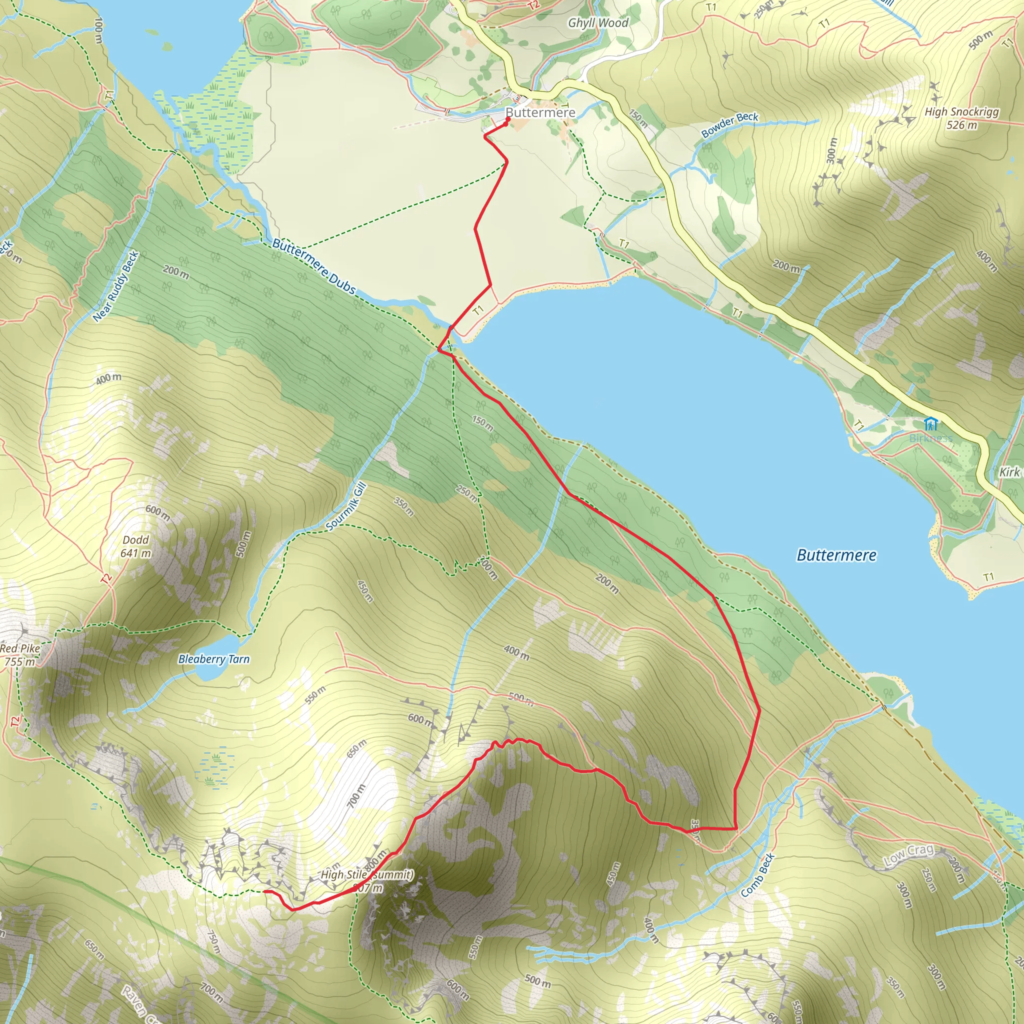 High Stile mobile static map