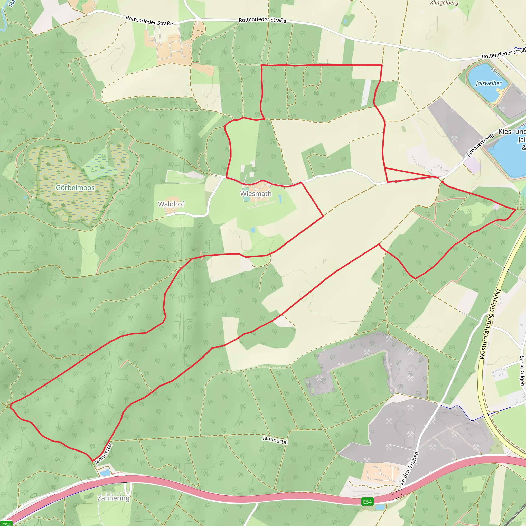 Almersberg Loop mobile static map