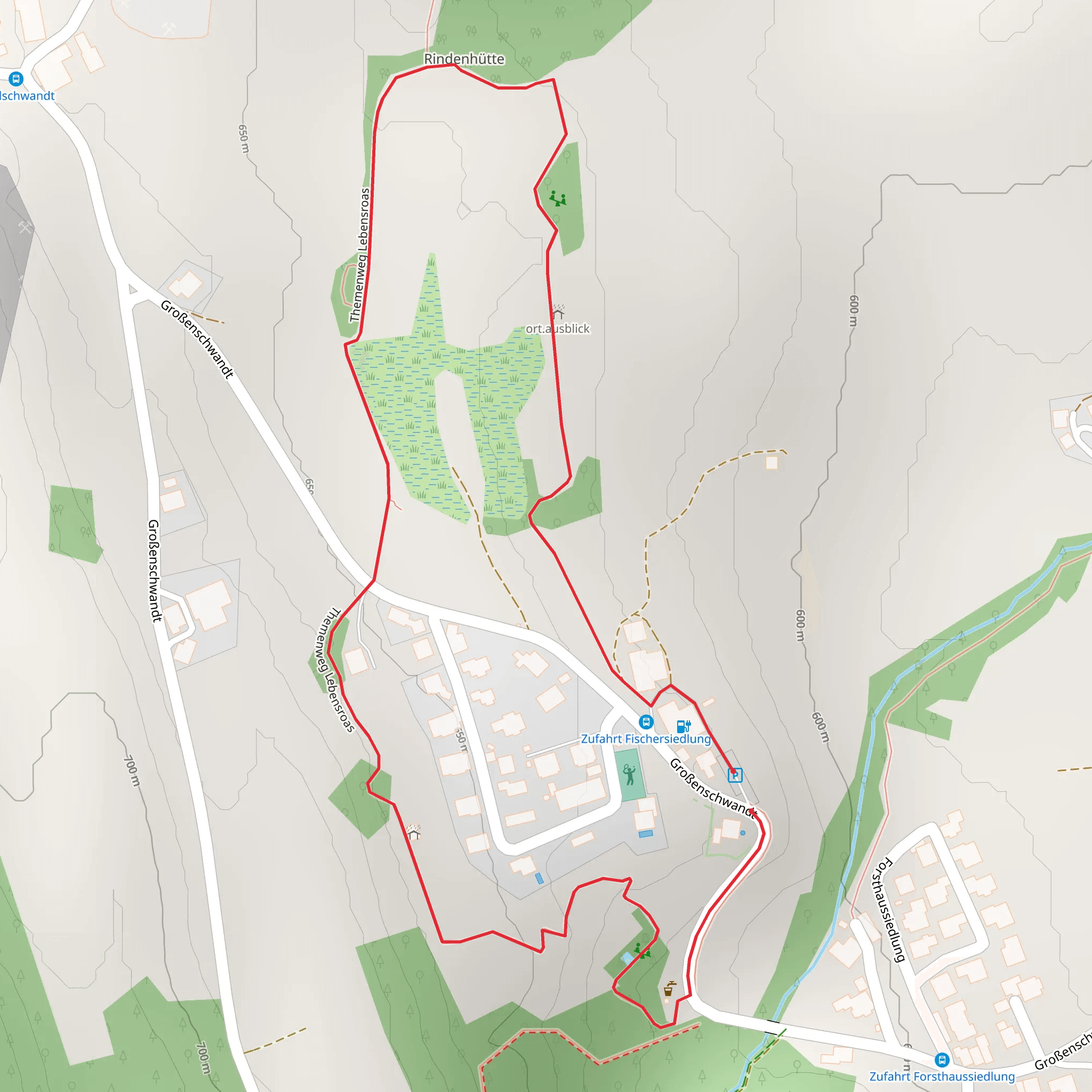 Lebensroas Loop mobile static map