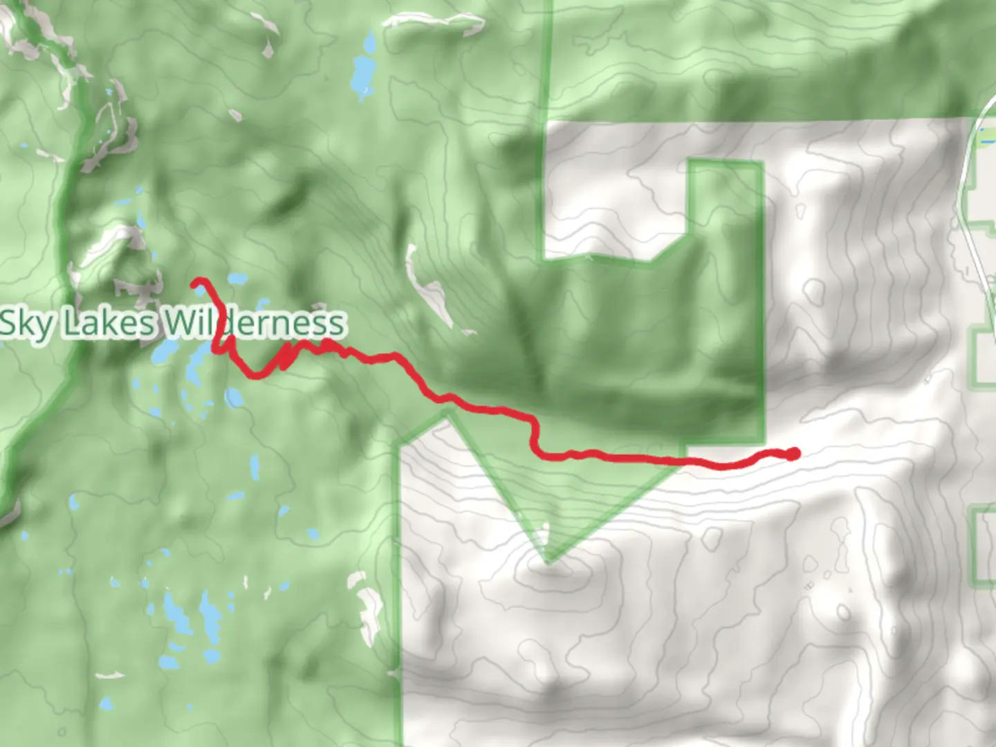 An image depicting the trail Donna Lake via Cherry Creek Trail and its surrounding area.