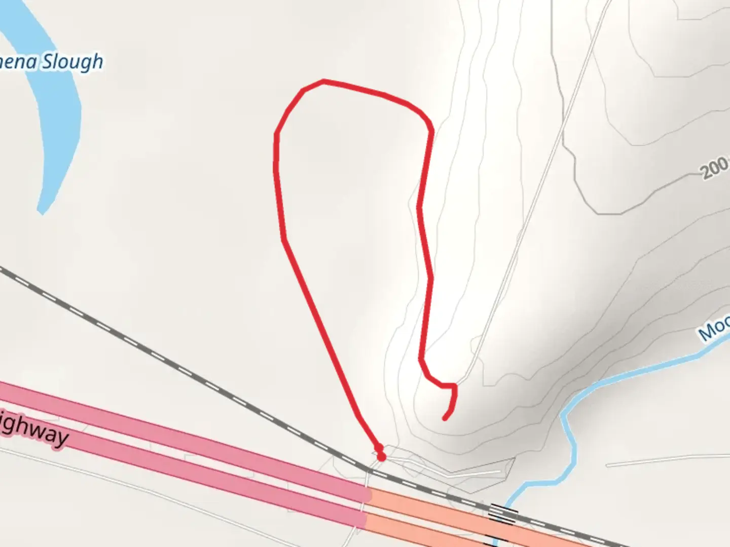 An image depicting the trail Richardson Highway and its surrounding area.