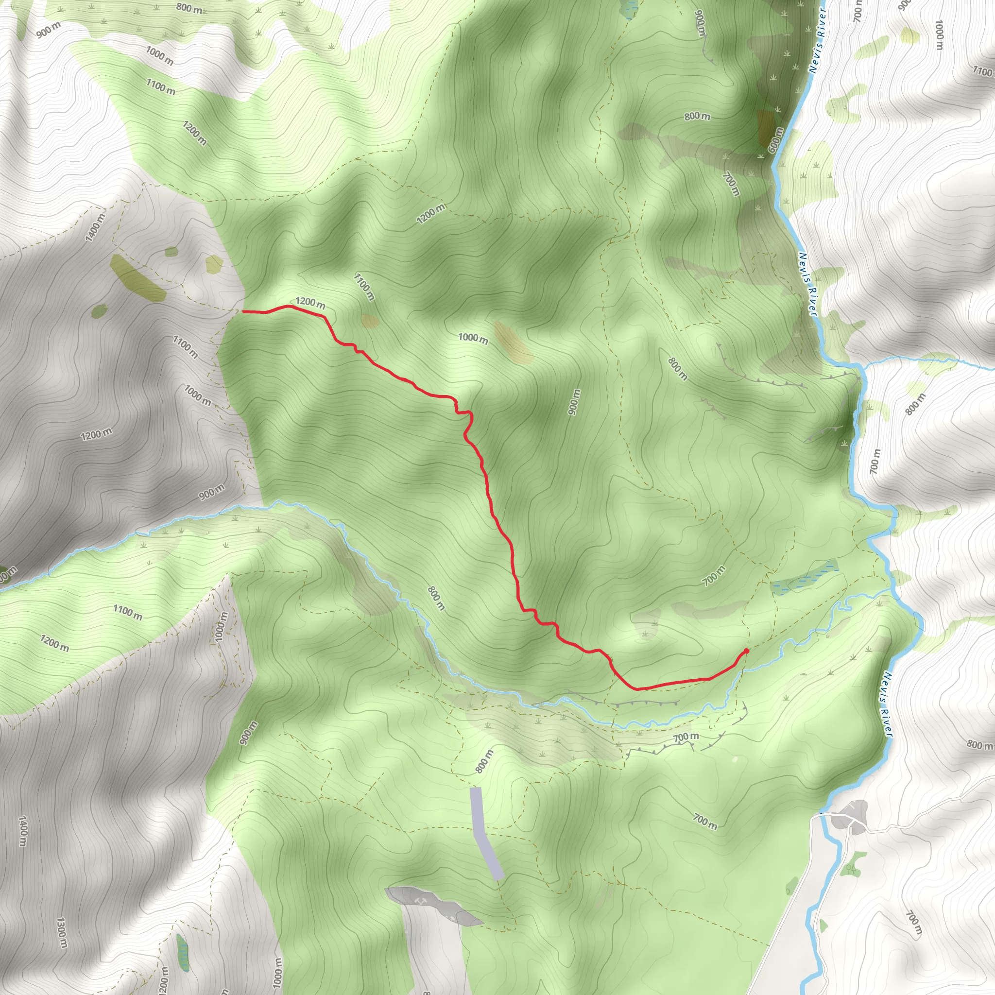 Dark Elliots Track mobile static map