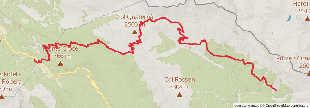 Sentiero Italia - Alps Section stage 32 Map