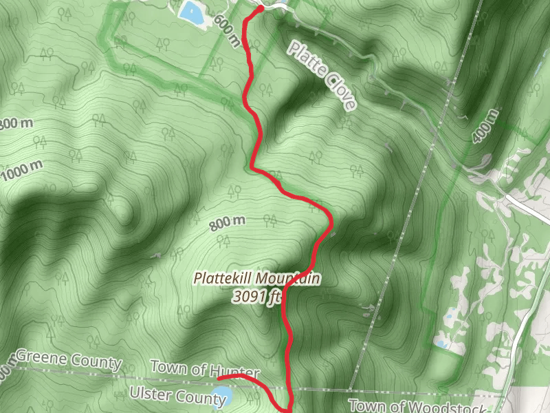 Plattekill Mountain and Echo Lake Trail