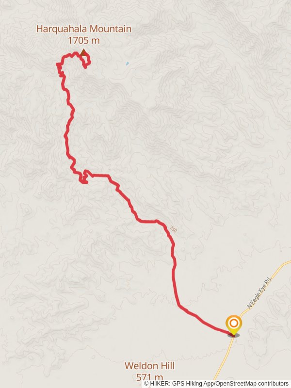 Harquahala Mountain Summit Road