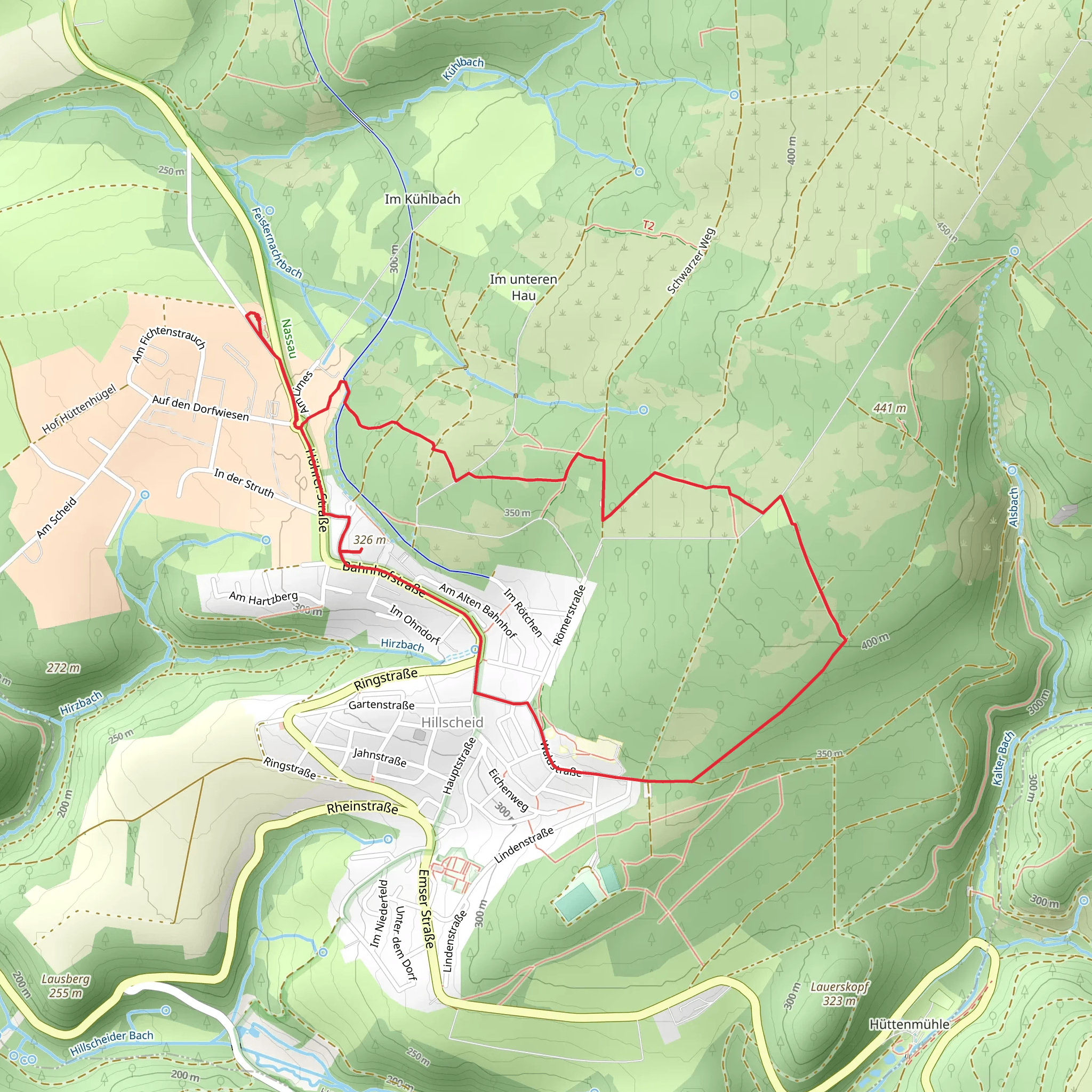 Rundofen via Limespfad mobile static map