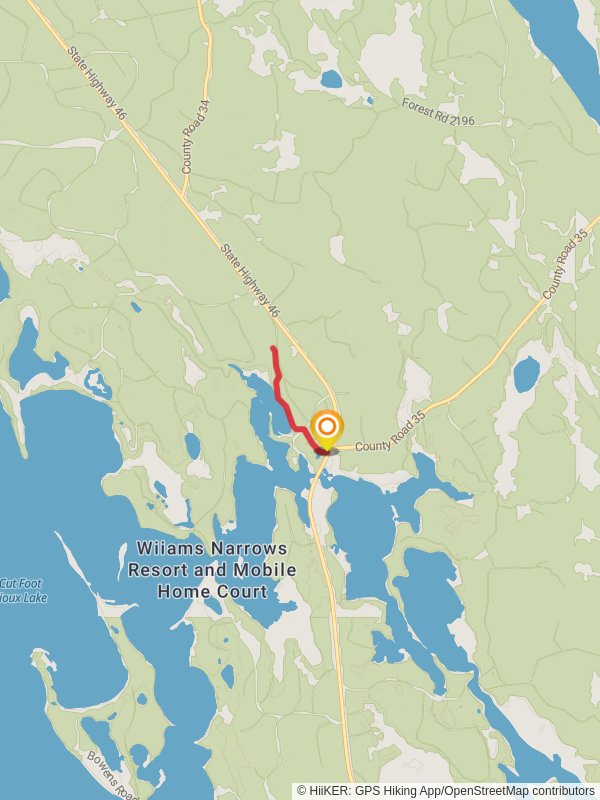 Cut Foot Sioux Short Trail