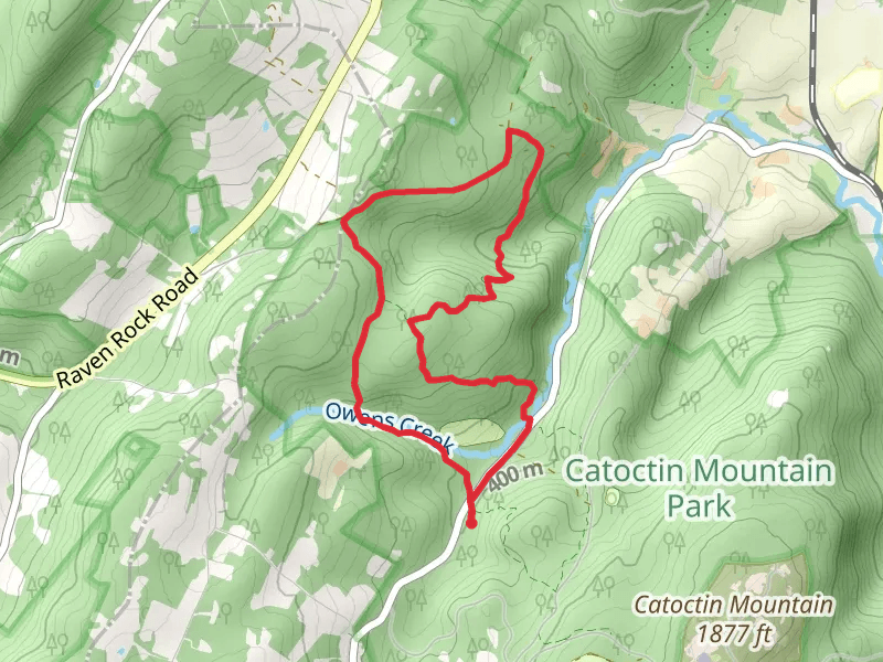 Owens Creek, Adirondack and Catoctin National Recreation Loop Trail