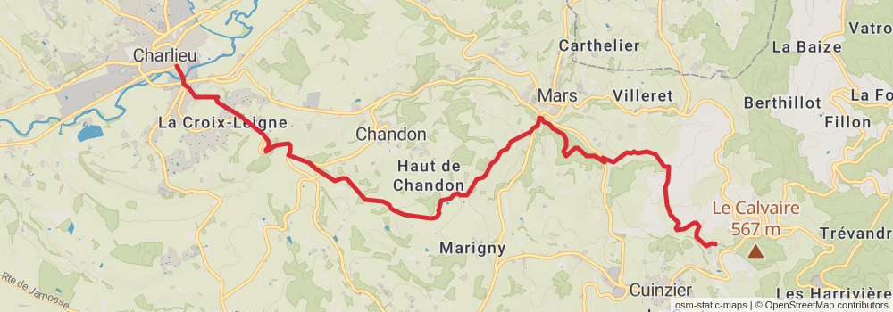 Camino Strasbourg-Saint Jean Pied de Port via Le Puy stage 34 Map