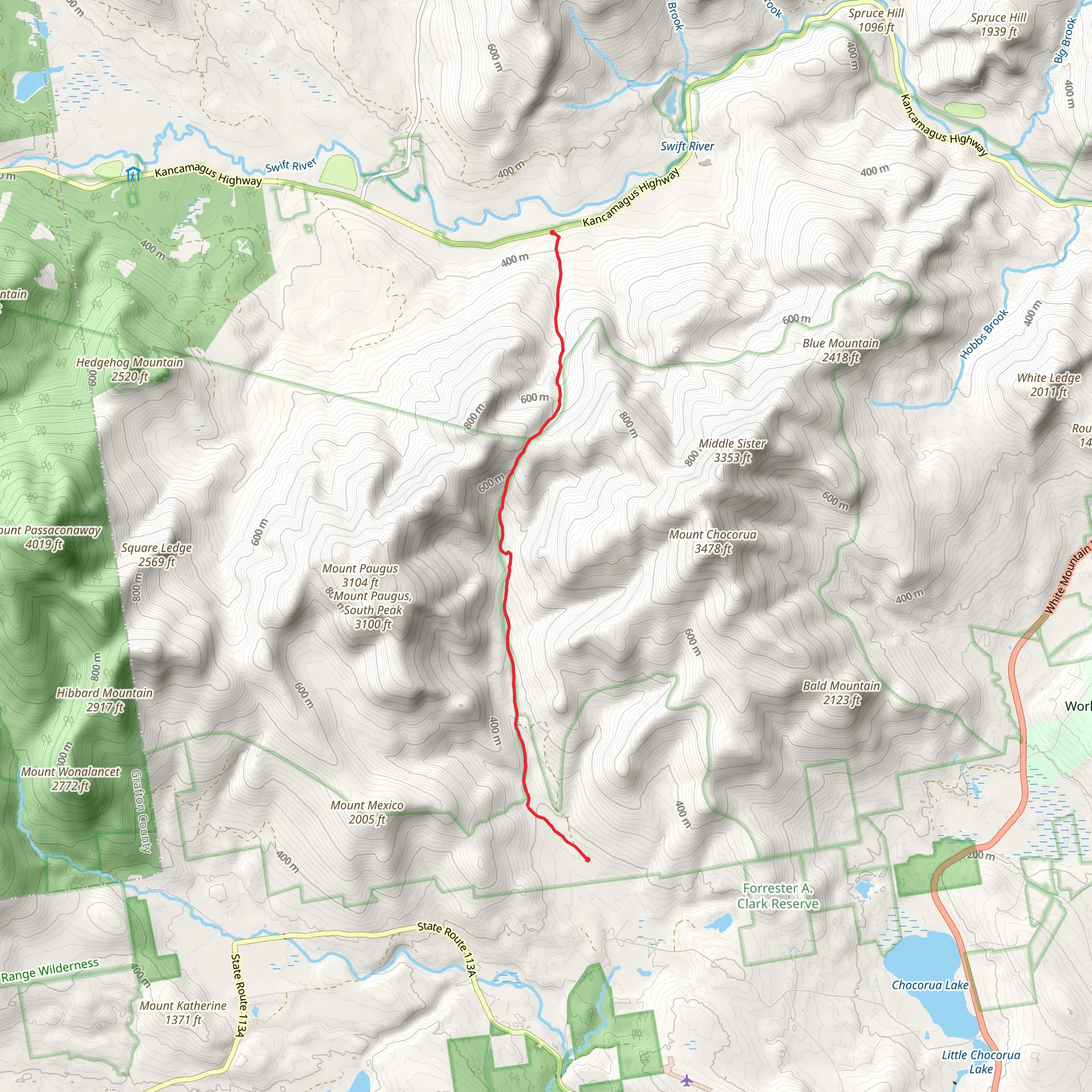 Bolles Trail mobile static map