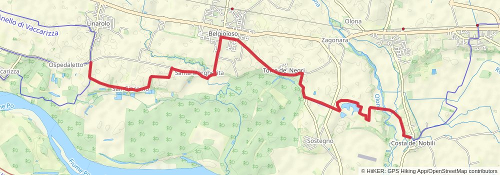 Via Francigena stage 79 Map