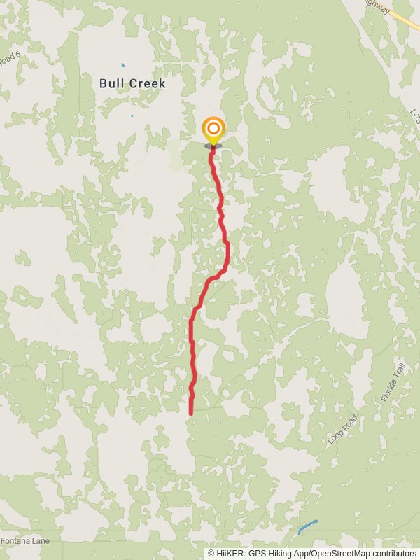 White Trail from Crabgrass Road