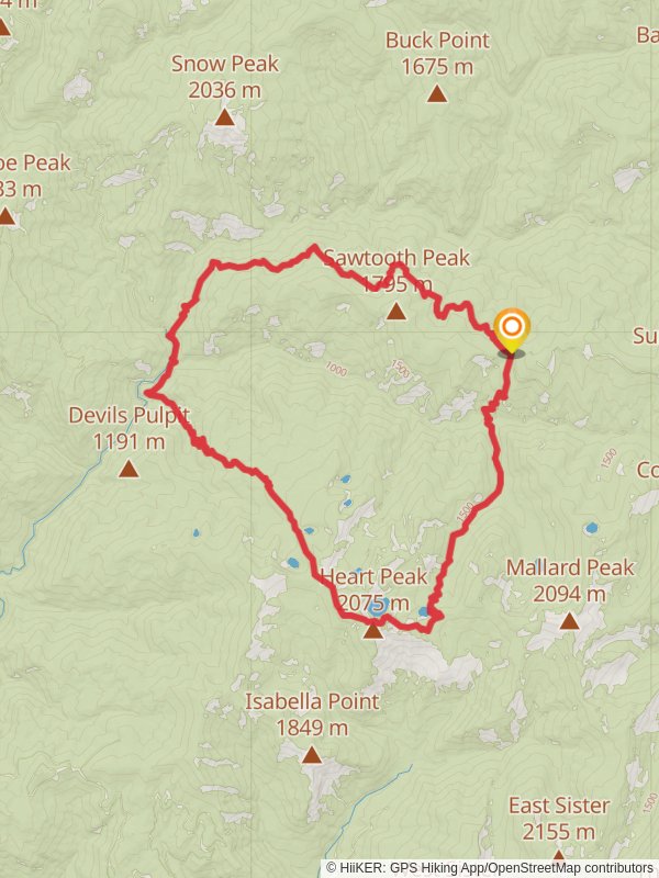 Fawn Lake, Larkins Creek and Surveyor's Ridge Loop Trail