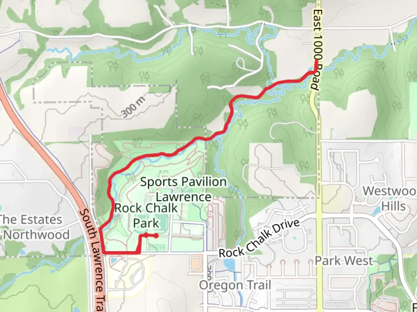 An image depicting the trail Lawrence Loop and its surrounding area.