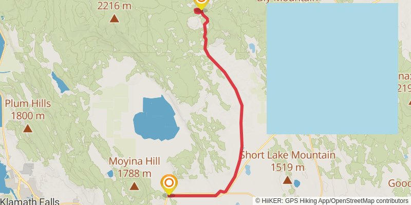 Woods Line State Trail stage 2 Map