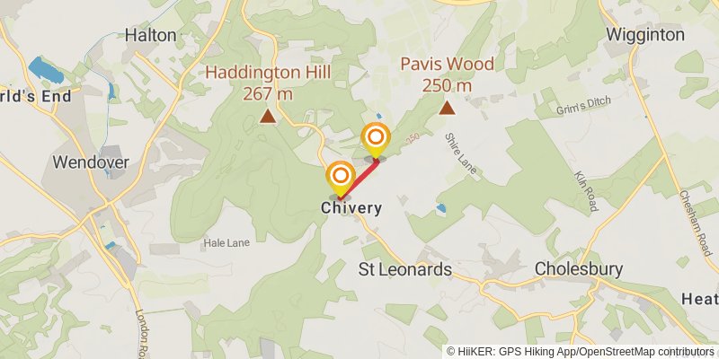 Icknield Way Trail alt 3 Map