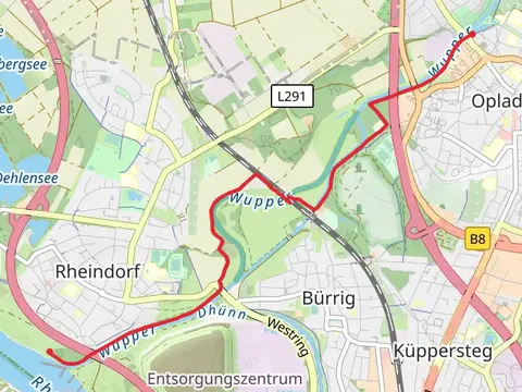 Ruhlach to Rheinkassel via Wupperweg