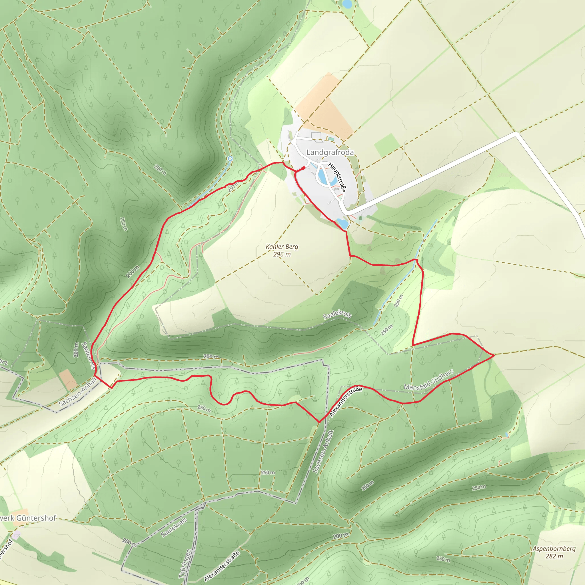 Maerzenbechrtalweg and Fuchsweg mobile static map