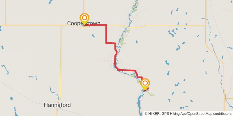 North Country Trail stage 17 Map