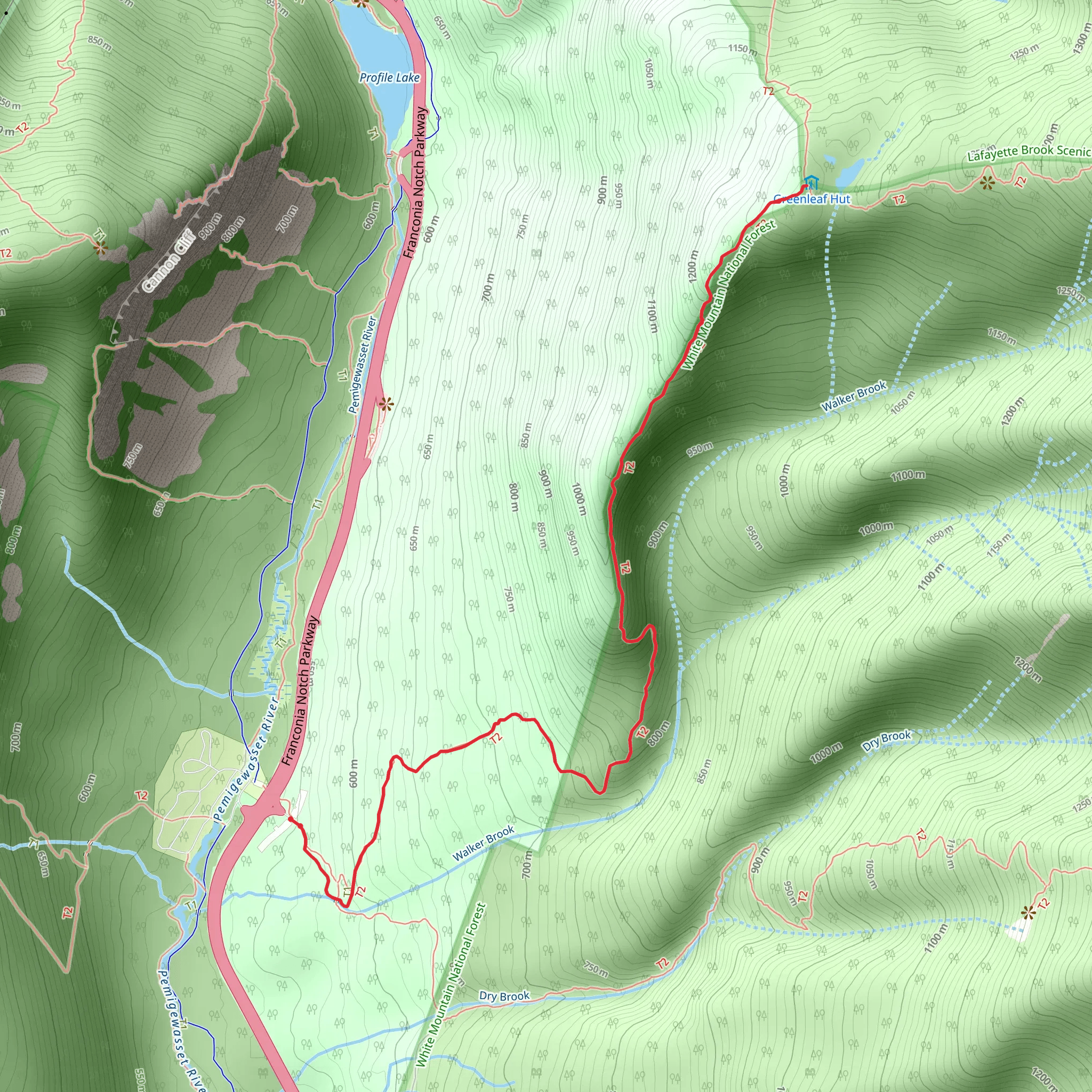 Old Bridle Path mobile static map