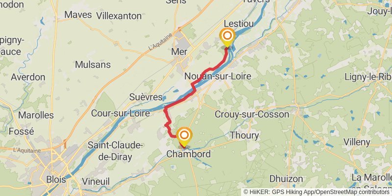GR 3 - Vallee De La Loire stage 38 Map