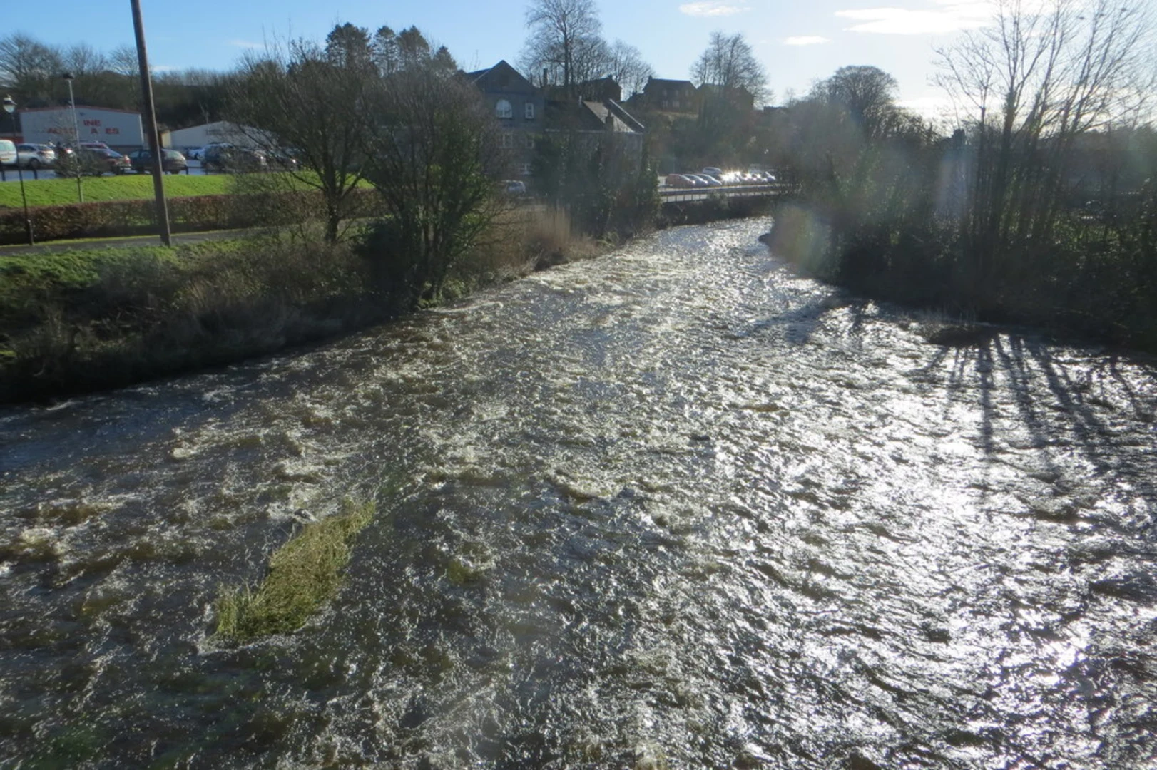An image depicting the trail Maine Riverside and its surrounding area.