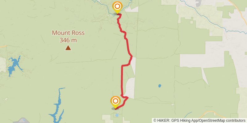 Bibbulmun Track stage 15 Map