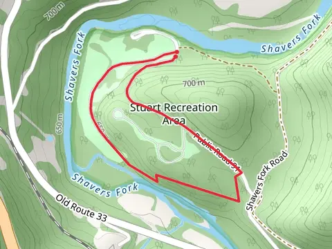 Loop around Stuart Campground