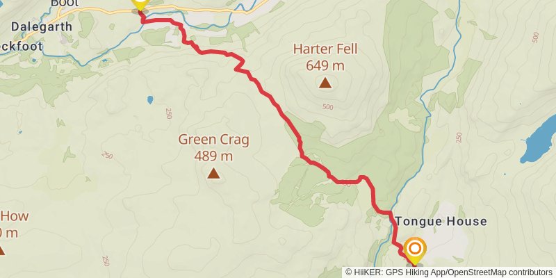 Cumbrian Classic Trident from Ambleside stage 10 Map