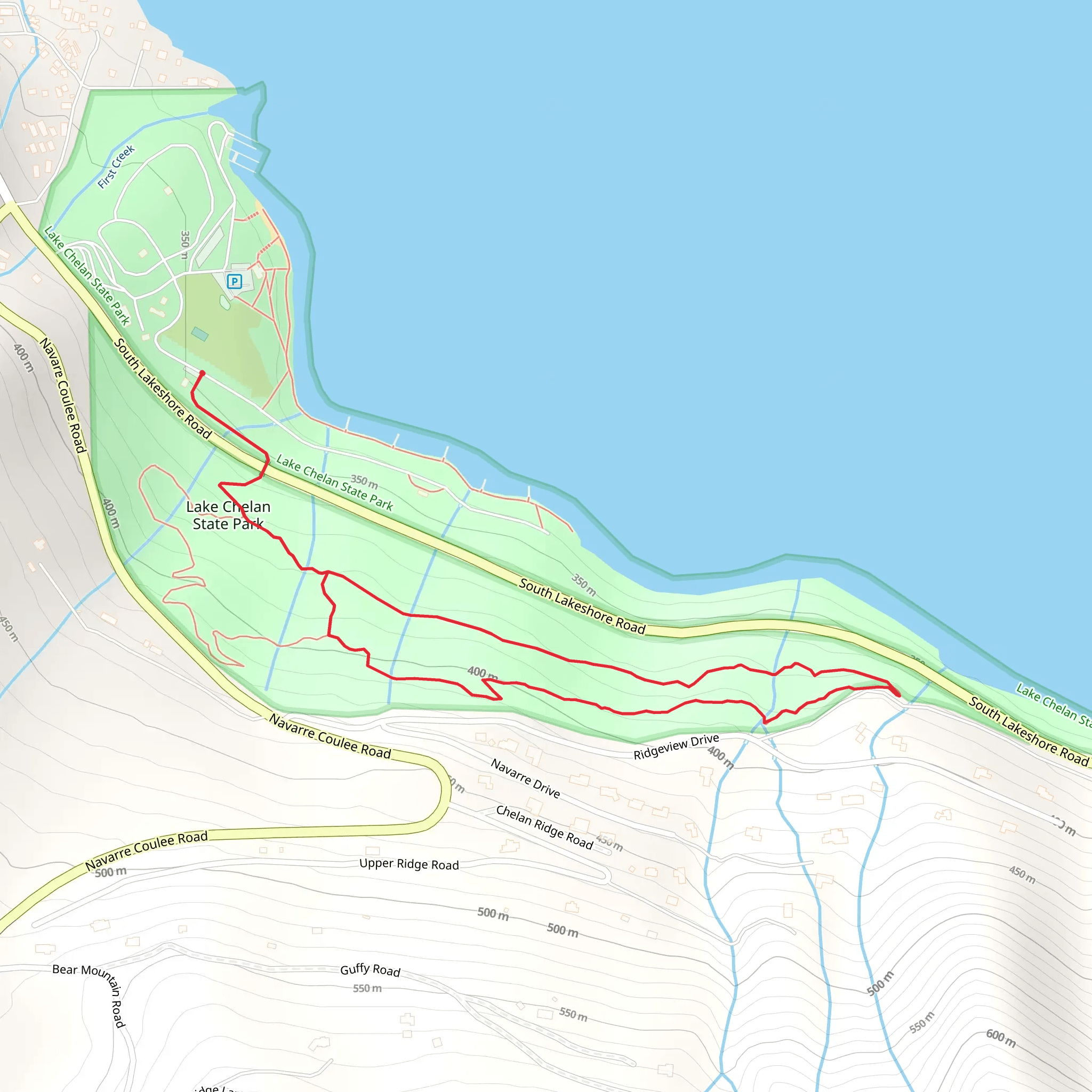 Little Bear Trail mobile static map