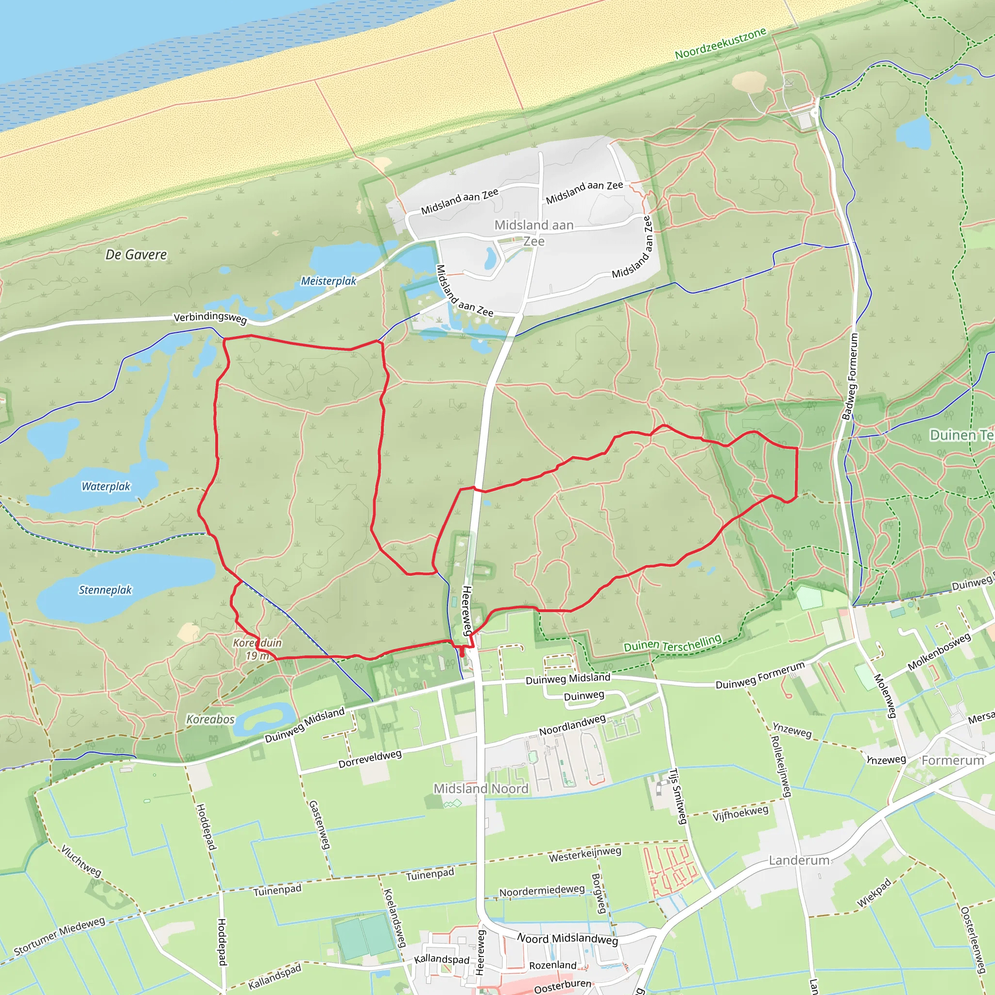Landerumerheide Loop mobile static map
