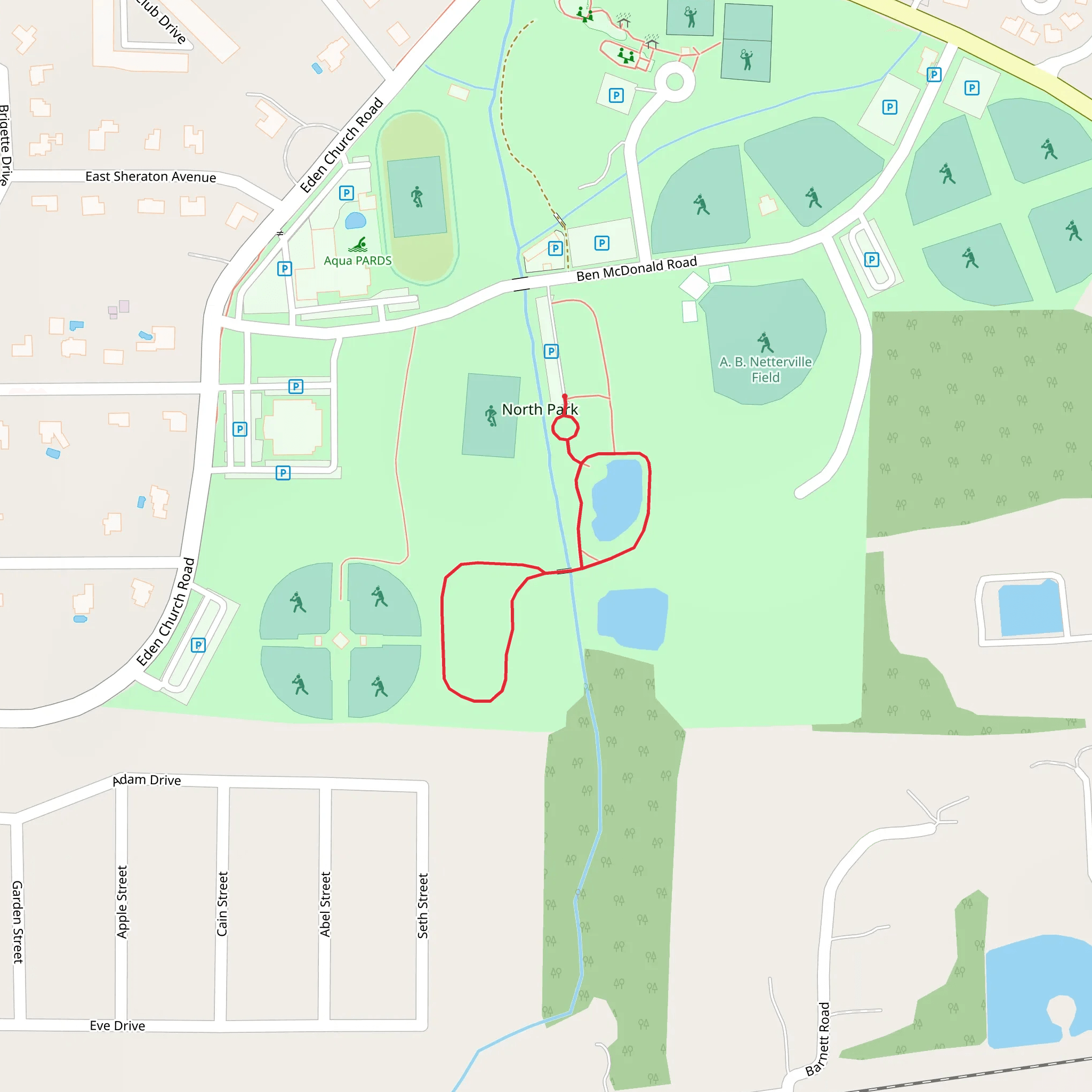 North Park Loop mobile static map