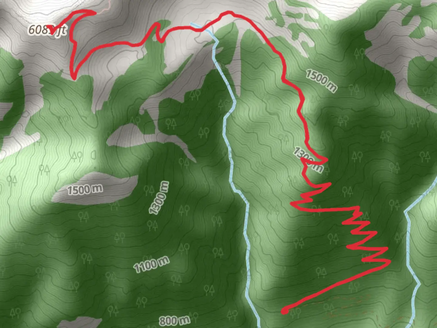 An image depicting the trail Church Mountain Trail and its surrounding area.