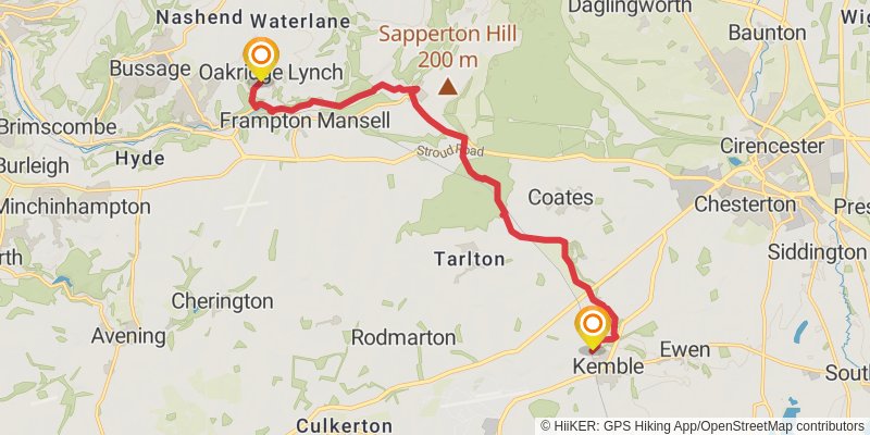Wysis Way stage 5 Map