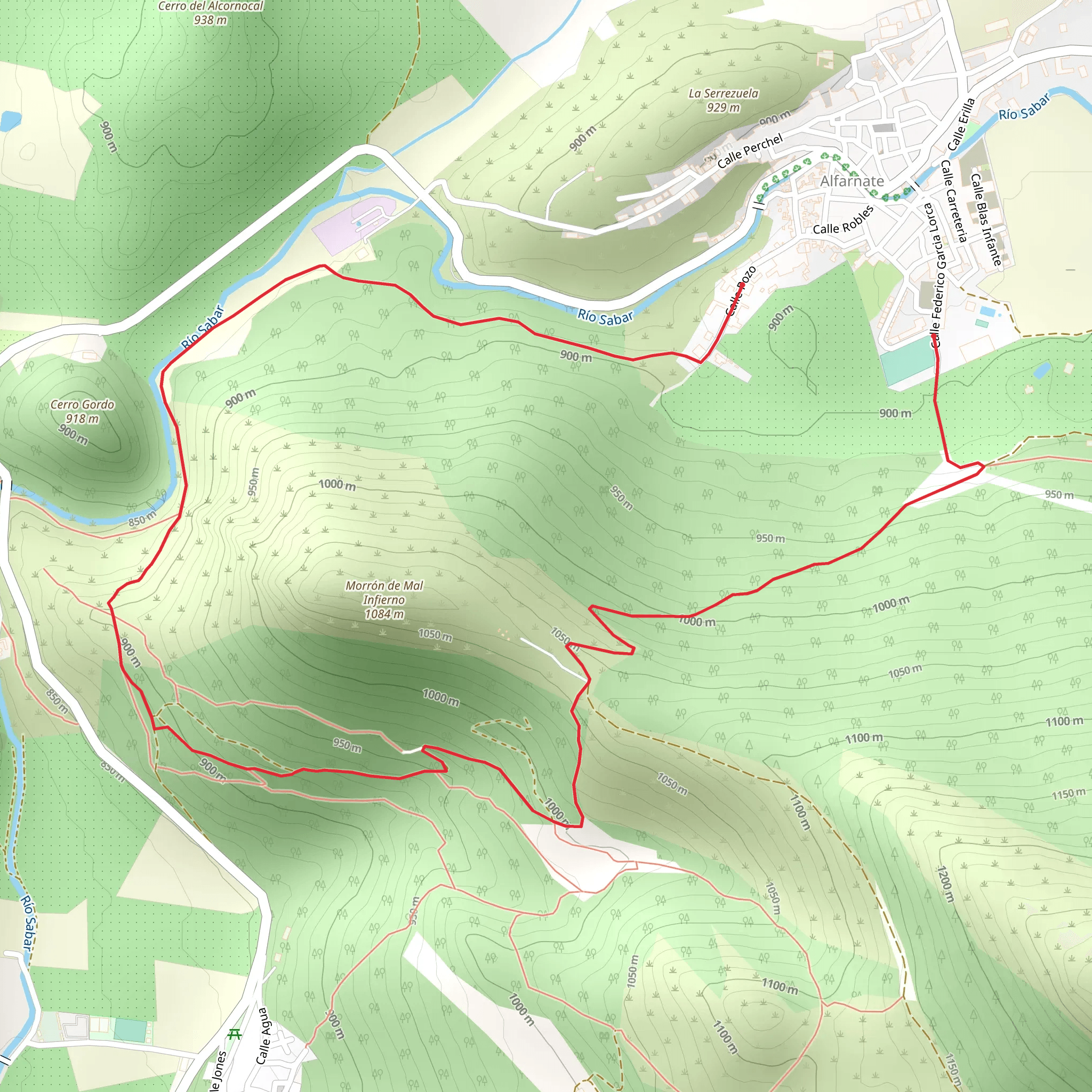 From the Morillas Forest PR A 268 mobile static map