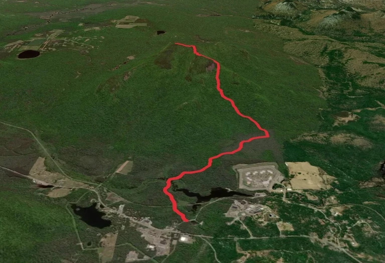 An image depicting the trail Scarface Mountain Trail and its surrounding area.