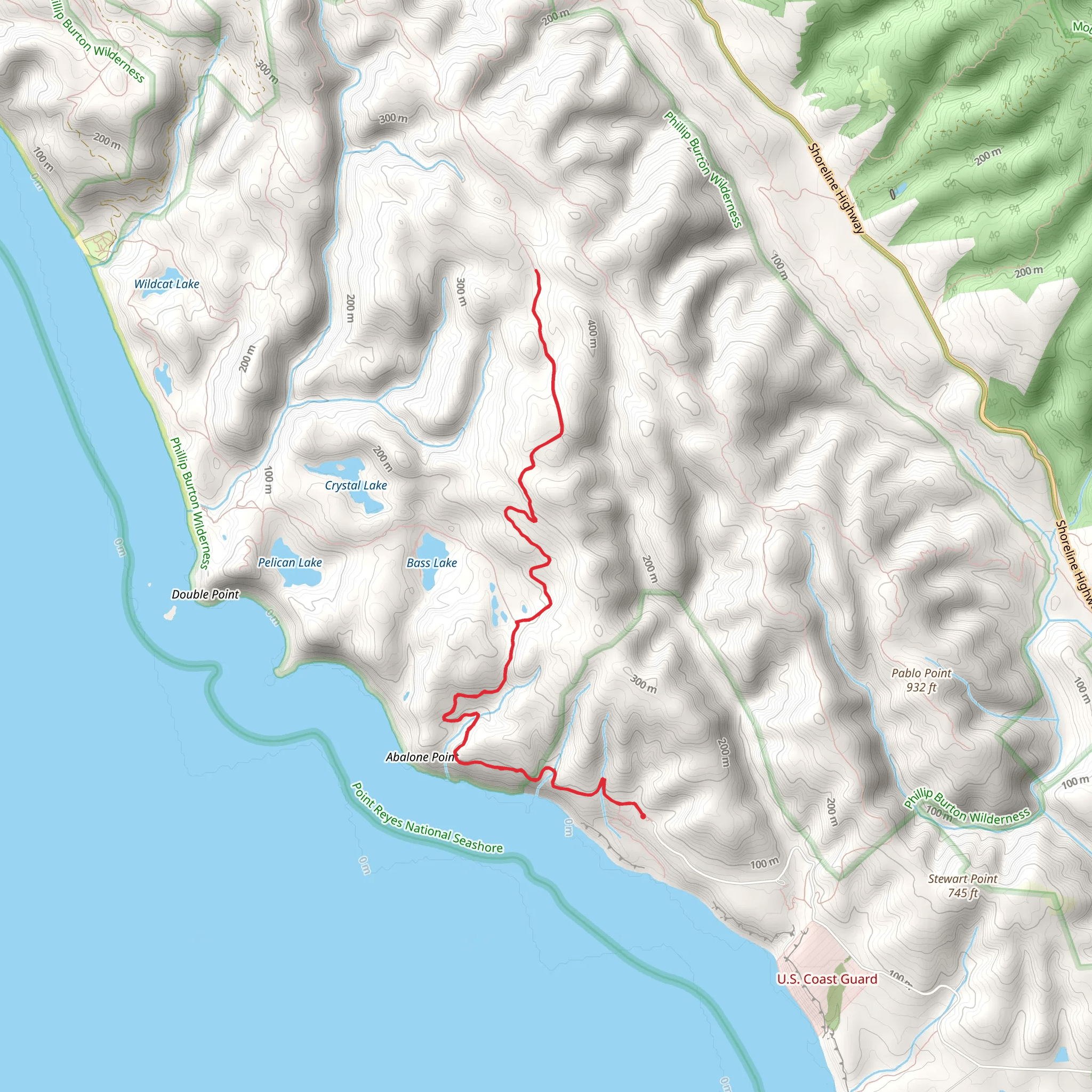 Abalone Point mobile static map