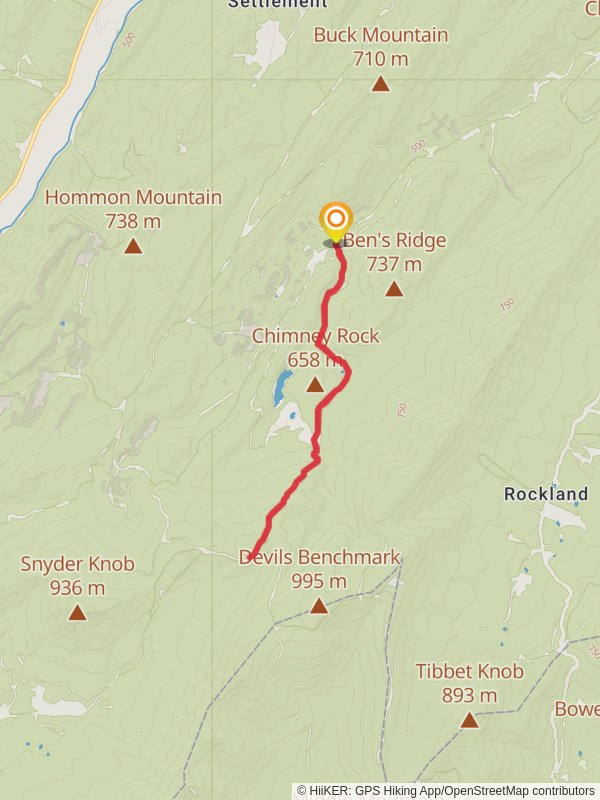 Chimney Rock - Trout Pond Trail