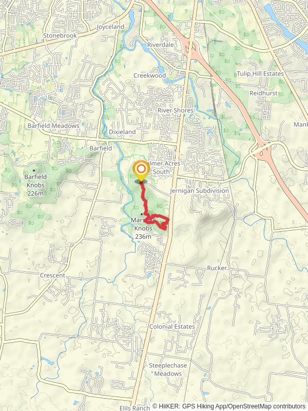 Marshall Knobs - Valley View Loop Trail