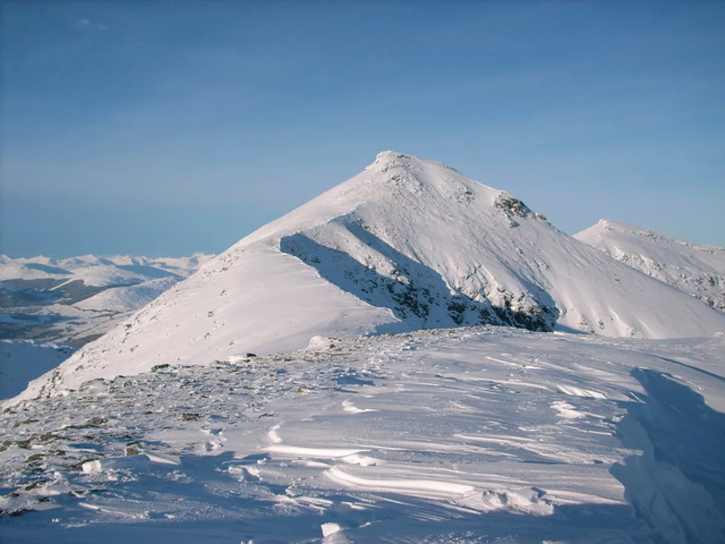 An image depicting the trail Crianlarich Hills Loop from Crianlarich and its surrounding area.
