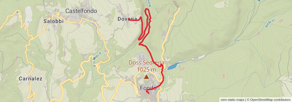 Sentiero Italia - Alps Section stage 54 Map