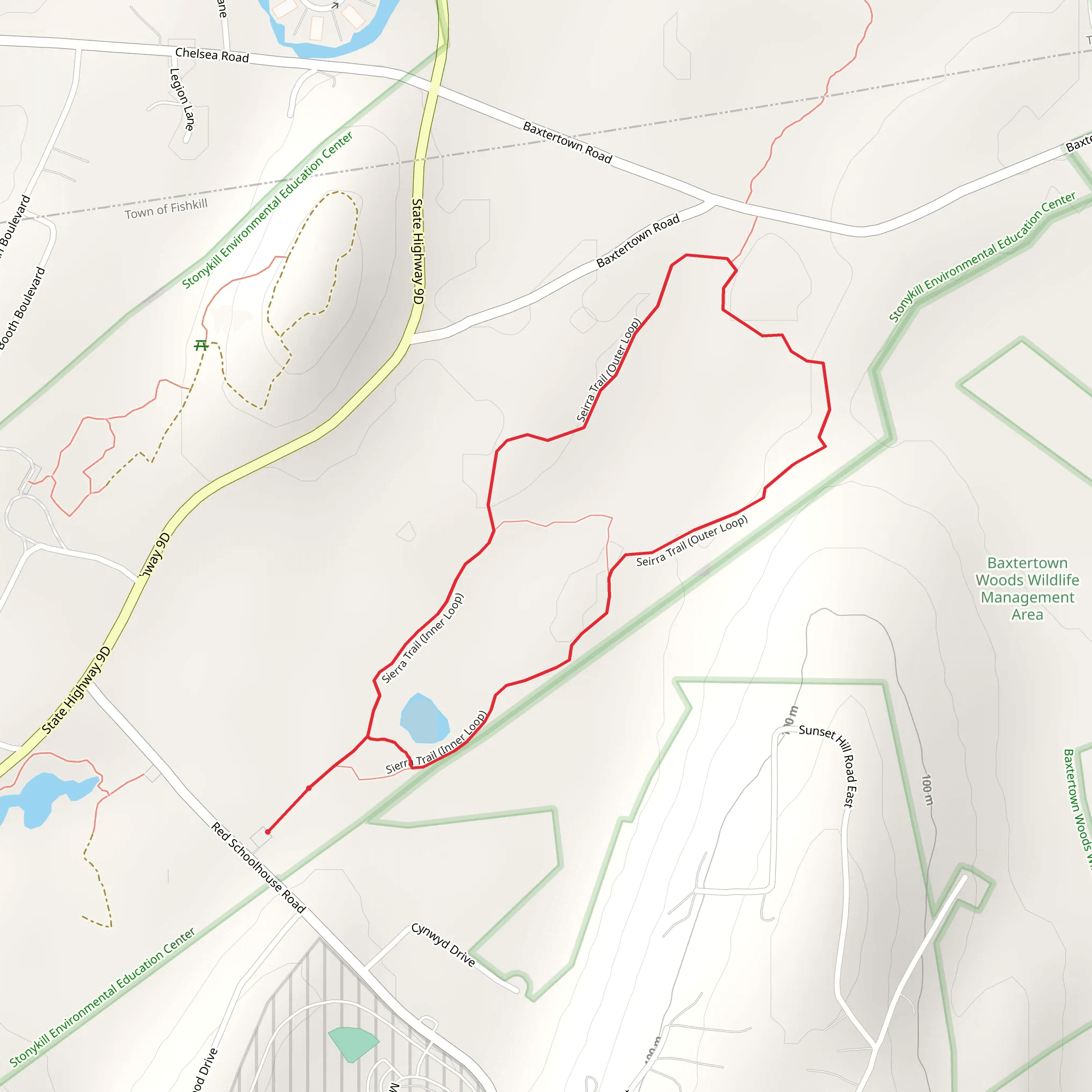 Sierra Trail Loop mobile static map