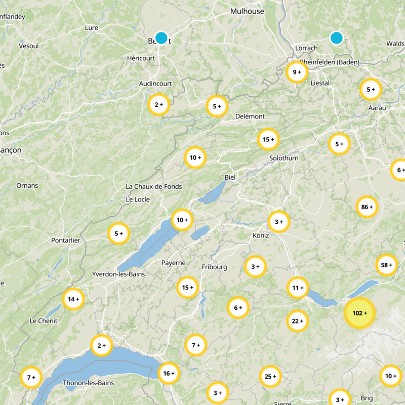 Seeland administrative district Static Map