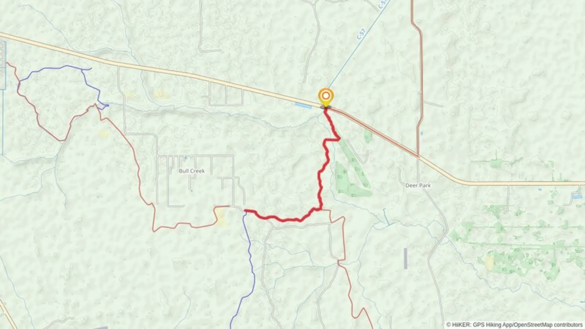 An image depicting the trail Florida and White Trail and its surrounding area.