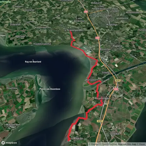 Waarde to Gravenpolder via Grenslandpad