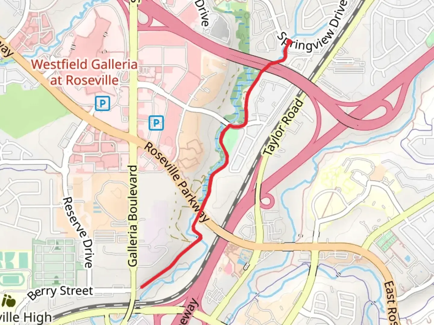 An image depicting the trail Antelope Creek Trail and its surrounding area.