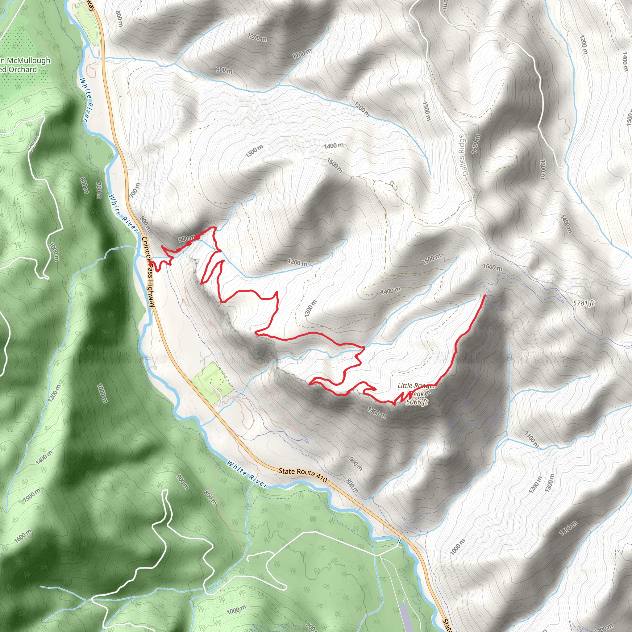 Palisade Trail mobile static map