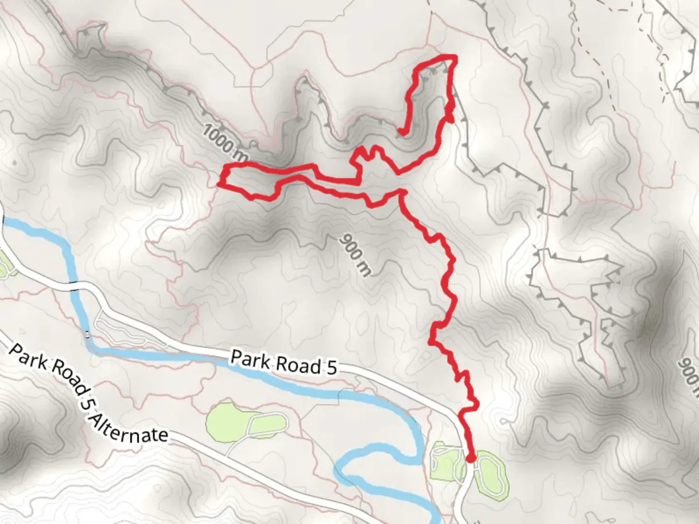 An image depicting the trail Lower Comanche and Rock Garden Trail and its surrounding area.