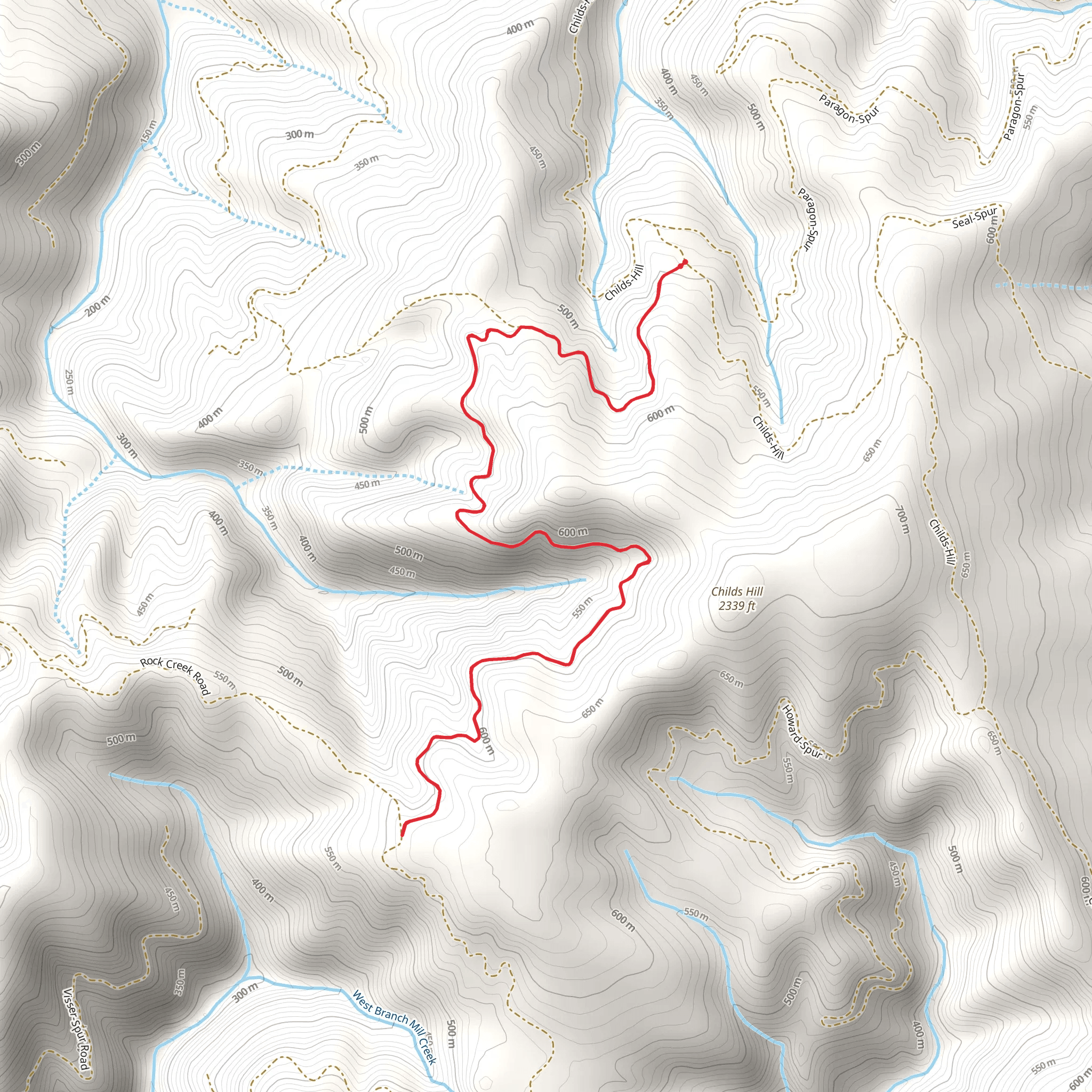 Crossover Road Trail mobile static map