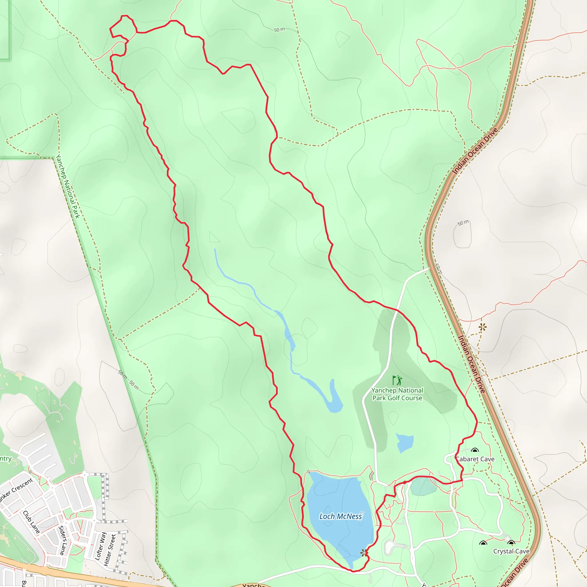 Ghost House Walk Trail mobile static map